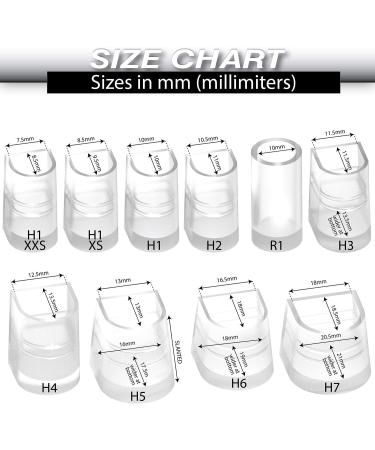 Buy Heel Hunks 10mm Clear Heel Protectors - Anti-Slip Replacement Tip Caps for High Heels & Stilettos - 5 Pairs for Grass & Indoor Use - Buy Online on GoSupps.com