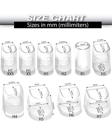 Heel Hunks 10 Sizes Pack Black - Anti-Slip Heel Cap Protectors for High Heel Shoes - 10 Pairs - Buy Online on GoSupps.com