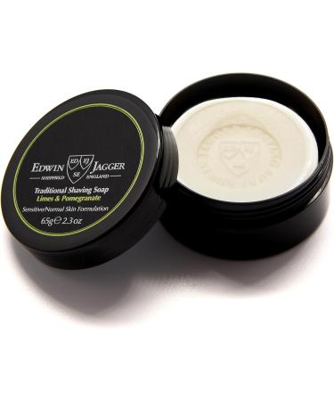 Edwin Jagger SSLPT Limes & Pomegranate Natural Shaving Soap 65g - Travel Size - Buy Online on GoSupps.com