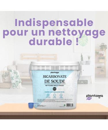 Plantawa Baking Soda Cleaning 3.3kg | Baking Soda for Home Cleaning Multi-Purpose: Stain Remover Whitening & Eliminating Odors & Grease. Natural & Pure Origin. - Buy Online on GoSupps.com