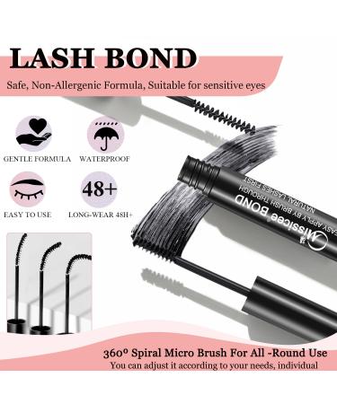 DIY Lash Extension Set - Missicee 240 Pieces 10D/20D Cluster Lashes (8-12mm) with Tweezers & Spiral Brush | High-Quality False Eyelashes for Easy Application - Buy Online on GoSupps.com