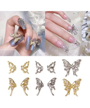 FEIlei 5Pcs Zircon Nail Art Rhinestones Crystal Gems for Nail Decor Rings Earrings DIY - Buy Online on GoSupps.com