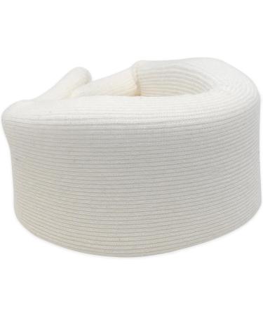 OTC Cervical Collar 3.5 Inch Firm Contour Foam Neck Support Brace Wide White Large - Buy Online on GoSupps.com