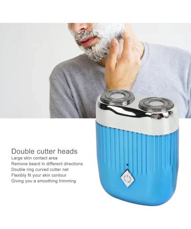 Buy AMONIDA Electric Hair Clipper - Dual Cutting Heads Self-Grinding Travel-Friendly 300mAh Battery Stylish Blue Design - Buy Online on GoSupps.com