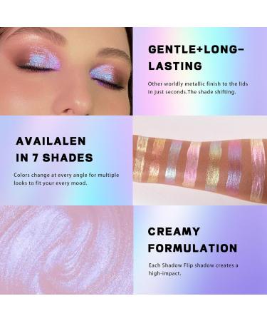 INTEROOKIE Optical Chameleon Eyeshadow Liquid Colorful Water-based Chameleon Liquid Monochrome Eyeshadow (6) - Buy Online on GoSupps.com