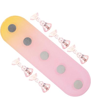 minkissy 1 Set Nail Practice Holder Decor Fake Nails Practice Nail Racks Nail Art Manicure Nail Holder for Painting Nails Beauty Nail Racks Convenient Nail Racks Convenient Nail Holders Pink Yellow - Buy Online on GoSupps.com