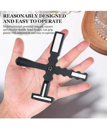 Nail Magnets for Nail Art | Magnetic Nails Polish Wand Professional Nail Art Cat Eye Stick 5 in 1 Nail Design Tools for Salon Studio Home Black - Buy Online on GoSupps.com