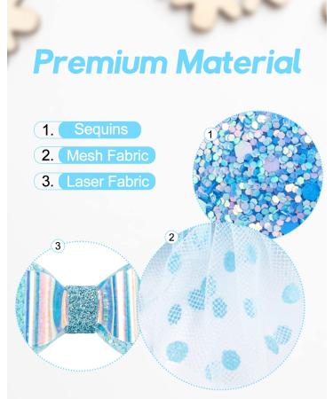 Gootty Frozen Princess Hair Clips 10 PCS - Girls Hair Bows for Theme Park Party - Buy Online on GoSupps.com