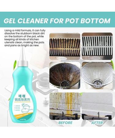 GHOWDS 2Pcs Magic Gel Cleaner for Pots and Pans Black Pot Bottom Cleaning Gel Cleaner for Bottom of Pots and Pans Gel Cleaner for Cookware Bottom - Buy Online on GoSupps.com