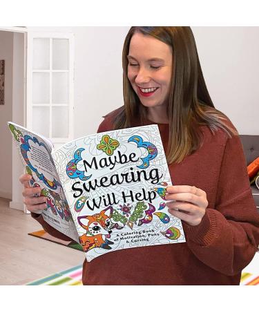 Color Cuss & Laugh Your Way to Less Stress: Swear Word Adult Coloring Book Set with 30 Markers - Fun & Relaxing Anxiety Relief - Buy Online on GoSupps.com