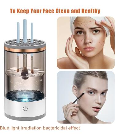 Makeup Brush Cleaners (USB charging style-gray) - Buy Online on GoSupps.com