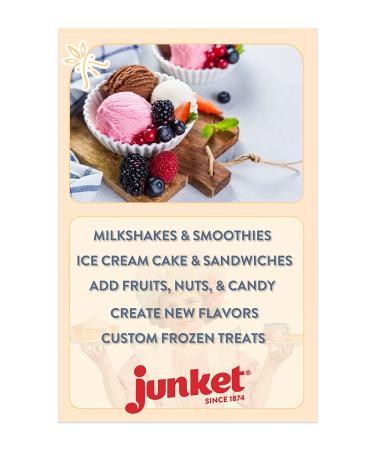Junket Simply Strawberry Ice Cream Mix 4oz (Pack of 3) - Delicious Homemade Treat - Buy Online on GoSupps.com
