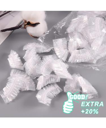 Keeygo 120 Pack Disposable Ear Covers - Waterproof Ear Shower Caps for Hair Dye, Dryer, Bathing - Ear Protectors - Buy Online on GoSupps.com