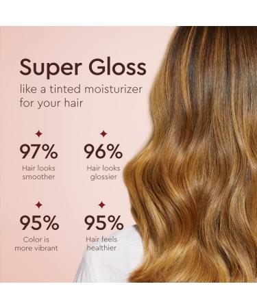 Glaze Super Color Conditioning Gloss Caramel Lights 6.4flo.oz: Award-Winning Hair Gloss & Semi-Permanent Dye - Buy Online on GoSupps.com