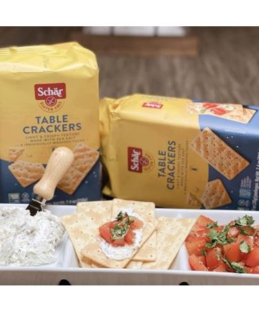 Schar Table Crackers 7.4 oz - Gluten Free, No GMOs, Lactose, Wheat - 6 Pack 7.4 Ounce - Buy Online on GoSupps.com