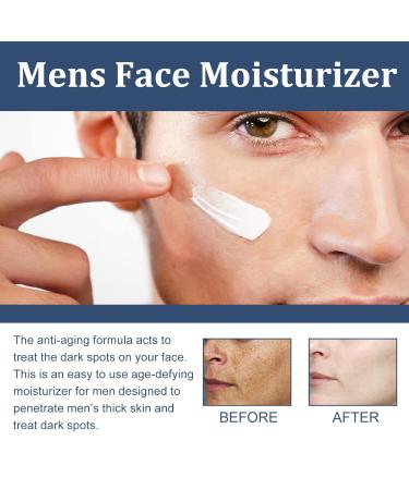 Men's Face Cream - 6-in-1 Facial Care & Eye Bag Treatment | Aesthetic Science for Men Daily Formula for Healthy Skin - Buy Online on GoSupps.com