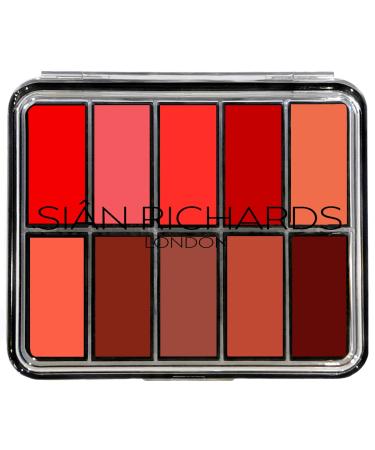 Si n Richards London Coraline Lipwear Coral 10 Colours Professional Lipstick Palette