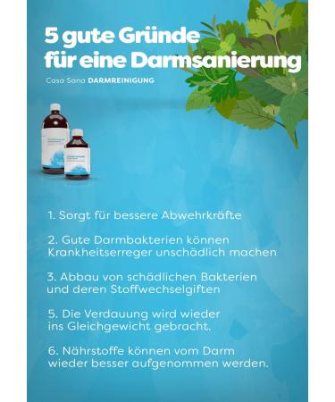 Casa Sana Intestinal Cleansing 1000 ml - Gentle Intestinal Detox Without Laxative Effect - Buy Online on GoSupps.com