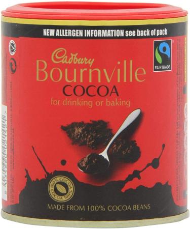 Cadbury Bournville Fairtrade Bo te Poudre de Cacao 125G Paquet de 2 Parfait pour la cuisson et pour boire. Les m mes f ves de cacao de haute qualit que Cadbury utilise pour les barres de chocolat