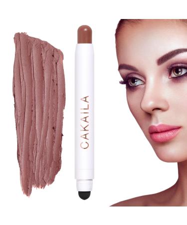 Eye Shadow Sticks | Sweatproof Double-end Cream Eyeshadow for Mature Skin - Stick Crayon Automatic Rotating Design for Base Contouring Smoky Eyes