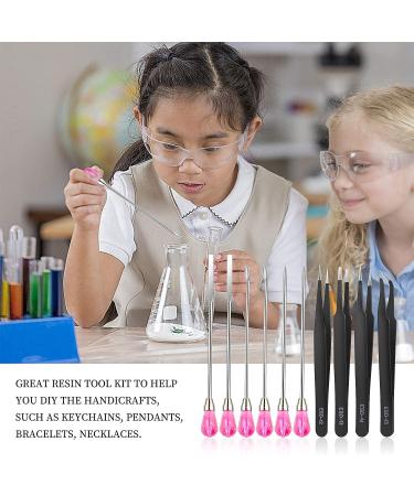 11 Pcs Silicone Resin Mold Tools Set for Art & Jewelry Making - Rose Red Anti-Static Electronics Tweezers Kit - Buy Online on GoSupps.com