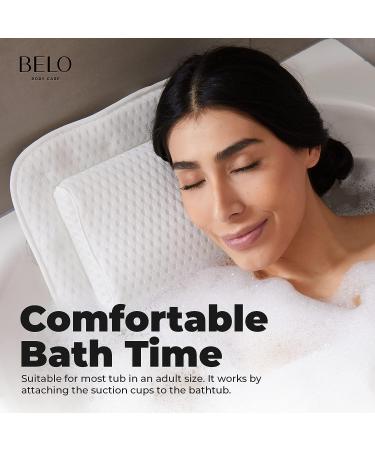 X-Large Luxury Full Body Bath Pillow - Air Mesh for Tub Neck and Back Support - Buy Online on GoSupps.com