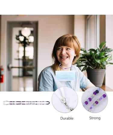 Magiclulu Glasses Mask Chain - 2 Pack Multifunctional Lanyard for Masks & Glasses - Practical Ear Strap & Lining Tape - 50x0.3cm - Buy Online on GoSupps.com