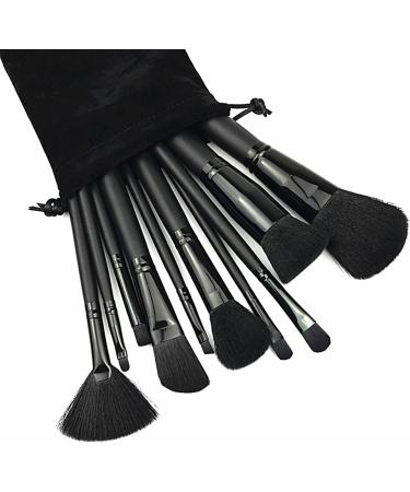 Make Up Brush Sets For Women | Brush Make Up | Makeup Brushes For Teen Girls Foundation Brushes For Powder Contour Blush Small Makeup Brush Set Black Design - Buy Online on GoSupps.com