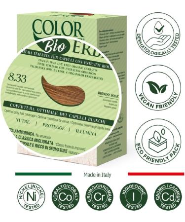 Organic Herbal Colour Dye Sun Blonde (8.33) - Buy Online on GoSupps.com