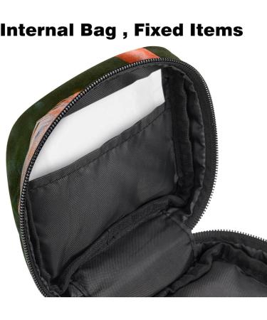 Flamingo on River Women's Menstrual Bag - Portable Zipper Storage for Teens & Adults - Buy Online on GoSupps.com