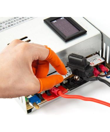 Pufeuoo 200Pcs Latex Finger Covers - Anti Slip Finger Protectors for Sewing, Adhesives, Gardening and Wax - Buy Online on GoSupps.com