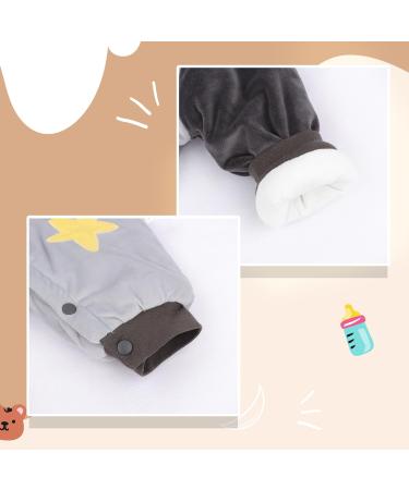 Newborn Baby Rompers with Booties Hat | Winter Outfits Set for Boys & Girls | 0-3 Months - Buy Online on GoSupps.com