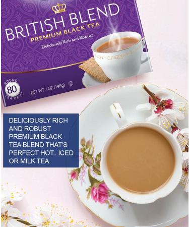 Tetley British Blend Premium Black Tea 320 Tea Bags - Rainforest Alliance Certified - Buy Online on GoSupps.com