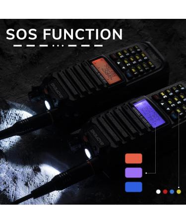 BAOFENG UV-9G GMRS Radio: Waterproof IP67, Long Range, Rechargeable, Dual Band, NOAA Scanner, GMRS Repeater, Programming Cable Included - Buy Online on GoSupps.com