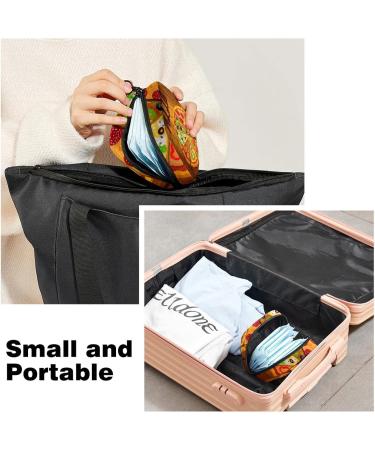 Stylish Menstruation Bag with Zipper - Women's Napkin & Tampon Organizer | Perfect Gift for Girls - Buy Online on GoSupps.com