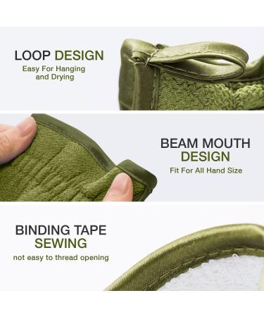 Lupure Deep Exfoliating Mitts - Exfoliating Glove for Soft Skin, Dead Skin Removal, Spray Tan & Keratosis Pilaris - Buy Online on GoSupps.com