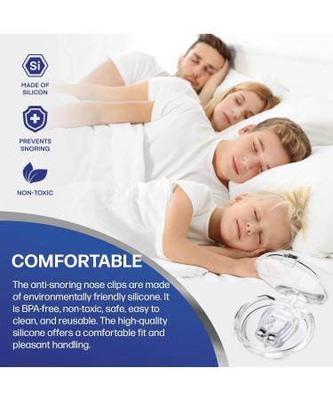 Snore Stopper Nose Clips - Effective Anti-Snoring Solution (6 Pack) - Buy Online on GoSupps.com
