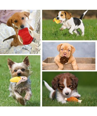 Dog Teething Toys for Puppies - Squeaky Plush Bundle for Anxiety Relief and Entertainment. Small Dog Teething Chew Toys with Rope, 100% Cotton - Durable and Safe Interactive Toy Set (22 Pack) - Buy Online on GoSupps.com