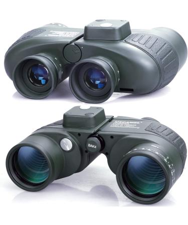 USCAMEL 10X50 Marine Binoculars with Rangefinder Compass | Waterproof for Sailing, Boating, Fishing - Adults - Buy Online on GoSupps.com