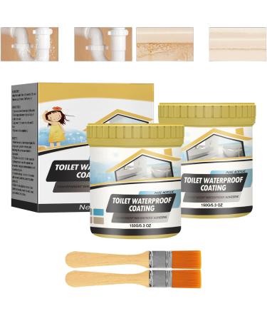Multifunctional Invisible Waterproof Coating Clear Waterproof Patch & Seal Liquid Transparent Waterproof Coating Invisible Waterproof Agent Transparent Waterproof Sealant for Plastic Wood 2pcs