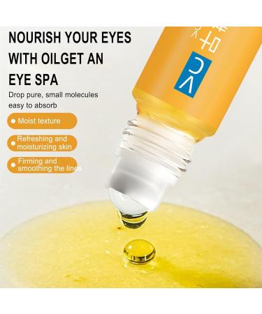Lutein Eye Essence Oil VC Lutein Eye Serum Against Eye Bags und Dark Circles Anti-Aging Lutein Essential Oil Massage Roller Lutein Huil Moisturize and Nourish the Skin Relieve Fatigue (2PC) - Buy Online on GoSupps.com