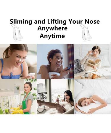Nose Shaper Clip | Pain-Free Nose Bridge Straightener & Corrector | Silicone Nose Slimmer Rhinoplasty Device | Nose Up Lifting Clip Beauty Tool(Unisex) - Buy Online on GoSupps.com