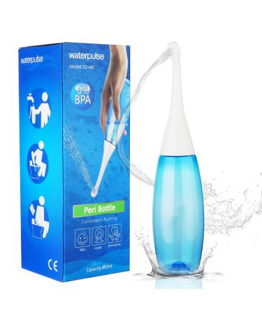 Acwoo shower portable intimate shower 450ml shower for postpartum dam care intimate shower for women + replacement shower heads ideal for on the go replaced wet wipes