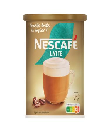 Nescafé Cappuccino Latte, Instant Coffee, 252g Box