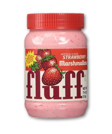 Marshmallow Fluff Traditional Baking Spread and Crme, Gluten Free, No Fat or Cholesterol, Strawberry (Strawberry, 7.5 Ounce (Pack of 1)) Strawberry 7.5 Ounce (Pack of 1)