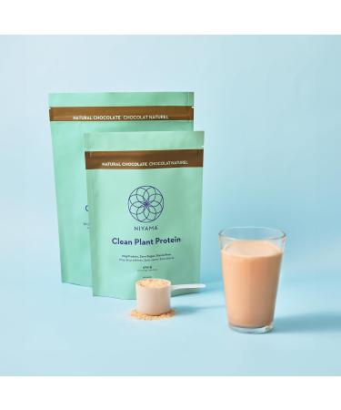 Niyama Clean Plant Protein Powder | Delicious and Smooth Vegan Protein Powder from Organic Peas | Paleo Keto Soy-free Gluten-free No Stevia Zero Sugar | Chocolate Protein Powder (28 servings) (848 g (1 Pack ) Chocolate) Chocolate 848 g (1 Pack ) - Buy Online on GoSupps.com