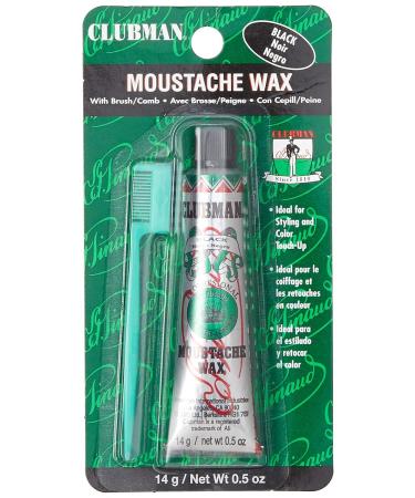 Buy Clubman Moustache Wax Black 0.50 oz - Pack of 7 - International Shipping Available - Buy Online on GoSupps.com