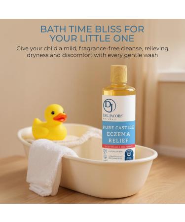 Dr. Jacobs Pure Castile Baby Wash - Effective Body Wash to Relieve Baby Eczema - Gentle Shampoo and Unscented Soap for Sensitive Skin, and Hypoallergenic - 16 oz Baby 16.00 Fl Oz (1 Bottle) - Buy Online on GoSupps.com
