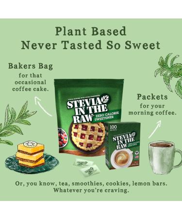 Stevia In the Raw Packets 3.5 oz (100 ct) - Zero-Calorie Natural Sweetener - Buy Online on GoSupps.com