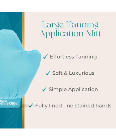 Beau Bronzage - Large Tanning Application Mitt - Soft and Luxurious Tanning Mitt - For Spreading Tan Over a Larger Surface Area - Streak-Free Tan - Buy Online on GoSupps.com